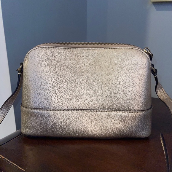 Kate Spade Rose Gold Metallic Crossbody Bag | Pre-Owned - Picture 3 of 4